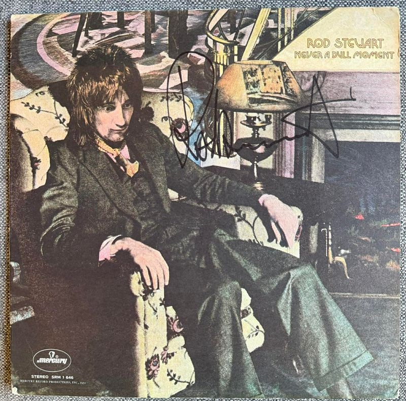 Rod Stewart Signed "Never a Dull Moment" Album (Third Party Guaranteed) (1 of 1)