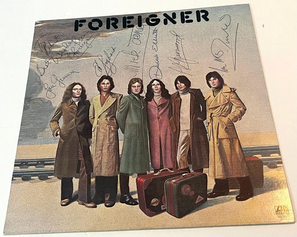 Foreigner Original Lineup Fully Group Signed Debut Album (6 Sigs) (JSA Authentication) (1 of 3)
