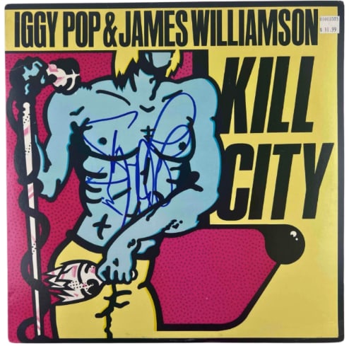 Iggy Pop Signed "Kill City" Album (Beckett/BAS Authentication) (1 of 3)