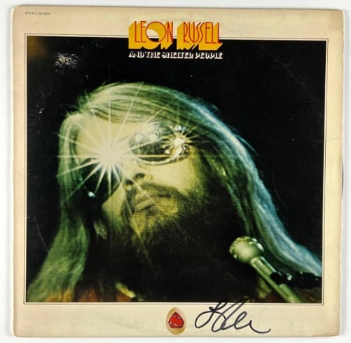 Leon Russell Signed "Leon Russell & Shelter People" Album (Beckett) (1 of 1)