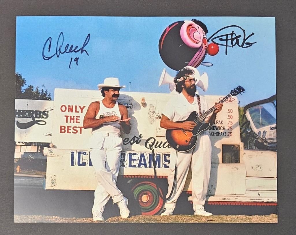 Cheech & Chong Signed 8" x 10" Photo (2 Sigs) (Third Party Guaranteed) (1 of 1)