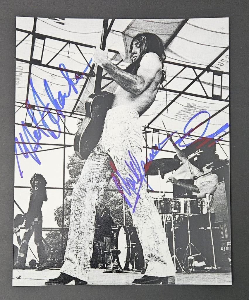 Grand Funk Railroad Group Signed 10" x 8" Photo (3 Sigs) (Third Party Guaranteed) (1 of 1)