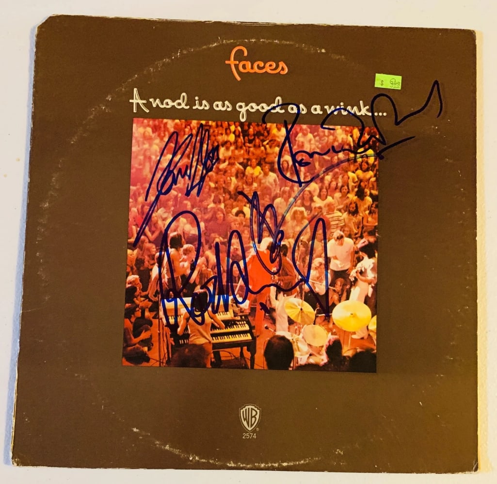 The Faces Group Signed "A Nod is as Good as a Wink" LP Album (4 Sigs) (Beckett/BAS) (1 of 2)
