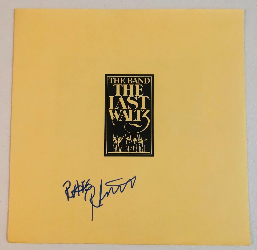 The Band: Robbie Robertson Signed "The Last Waltz" Album Booklet (Beckett/BAS Authentication) (1 of 1)