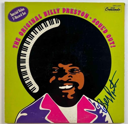 Billy Preston Signed "The Original Billy Preston – Soul’d Out!" Album (Beckett/BAS Authe (1 of 2)