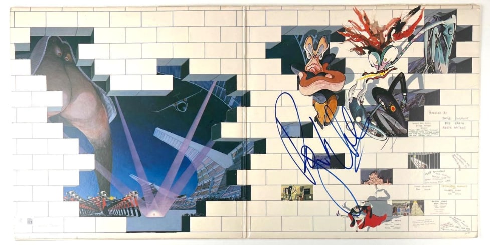 Pink Floyd: Roger Water Signed "The Wall" Album (Beckett/BAS Authentication) (1 of 3)
