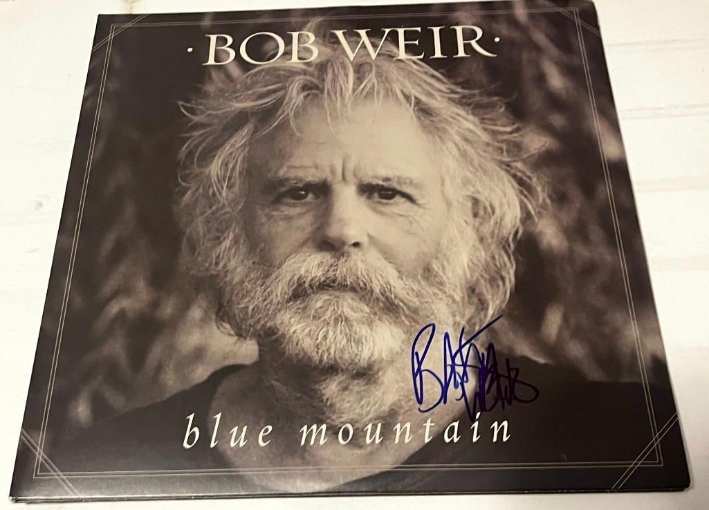 The Grateful Dead: Bob Weir Signed "Blue Mountain" LP Album (Third Party Guaranteed): "Blue Mountain" LP album signed on the cover in blue felt tip marker by the Grateful Dead band member Bob Weir. Measuring approximately 12" x 12" and in fine condition. Both records are included. The