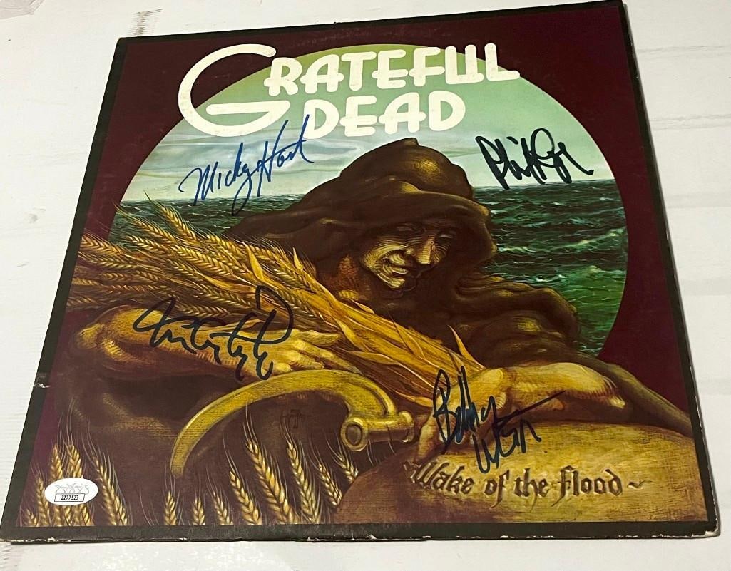 The Grateful Dead Group Signed "Wake of the Flood" Album (4 Sigs) (JSA Authentication) (1 of 1)