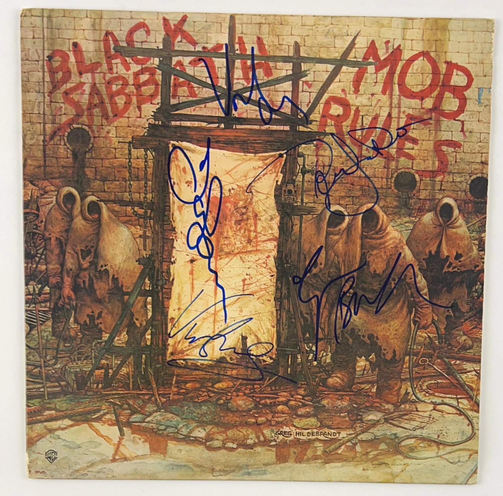 Black Sabbath Signed "Mob Rules" Album (4 Sigs) (Beckett) (1 of 5)