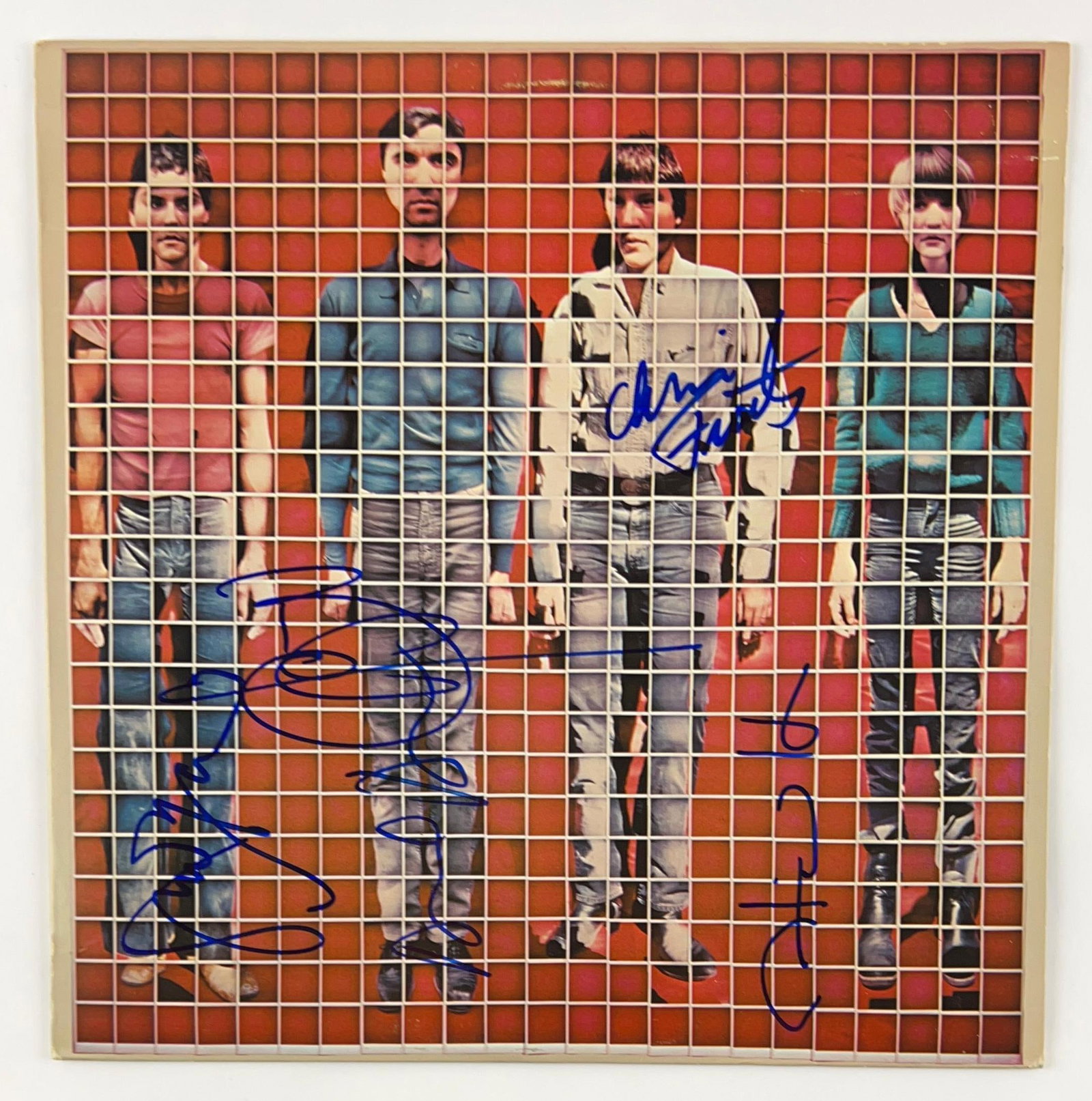 Talking Heads Signed "More Songs About Buildings and Food" Album (5 Sigs) (Beckett) (1 of 5)