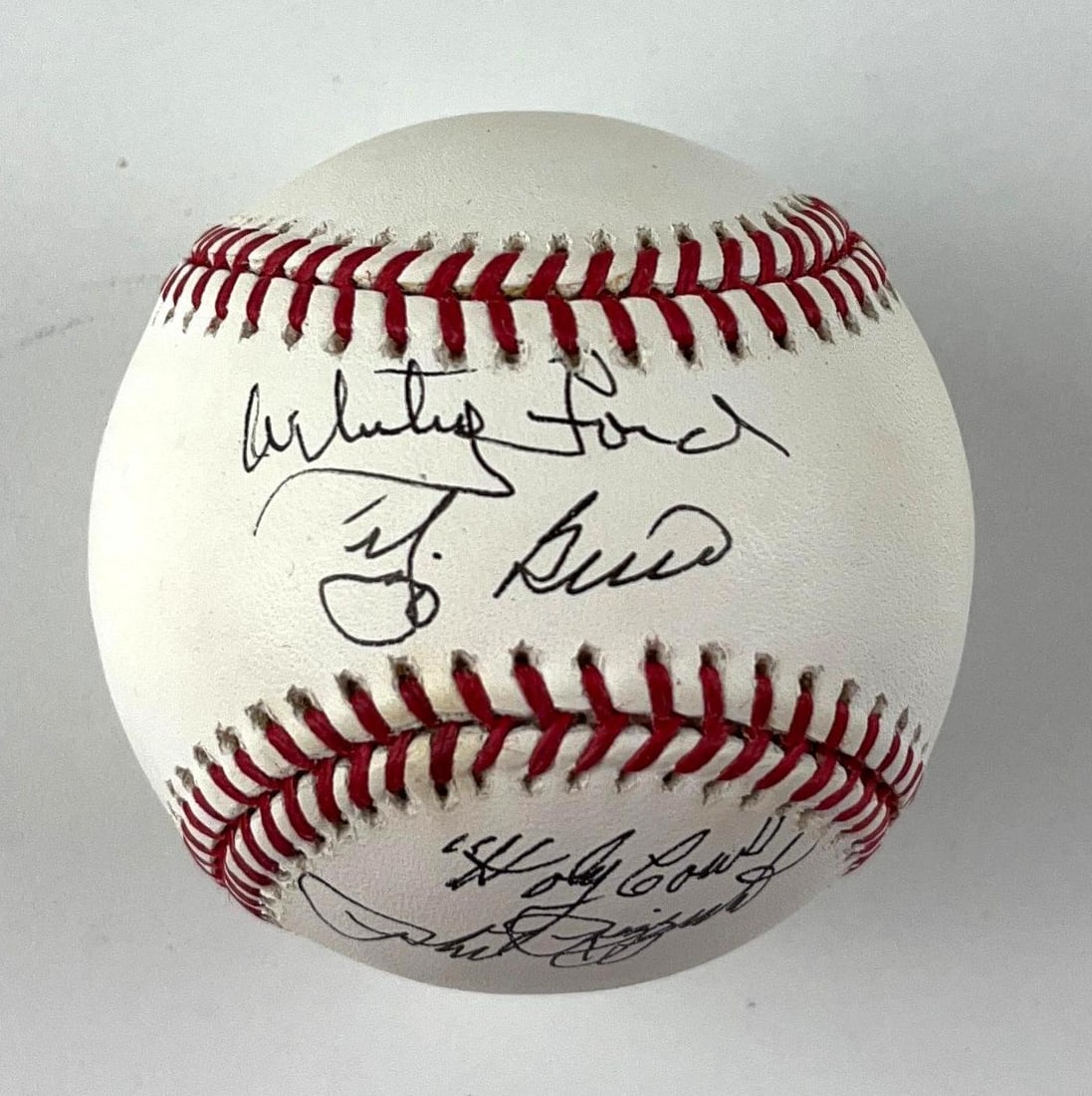 Yankees: Whitey Ford, Yogi Berra & Phil Rizzuto Signed Baseball (3 Sigs) (Third Party Guaranteed) (1 of 3)