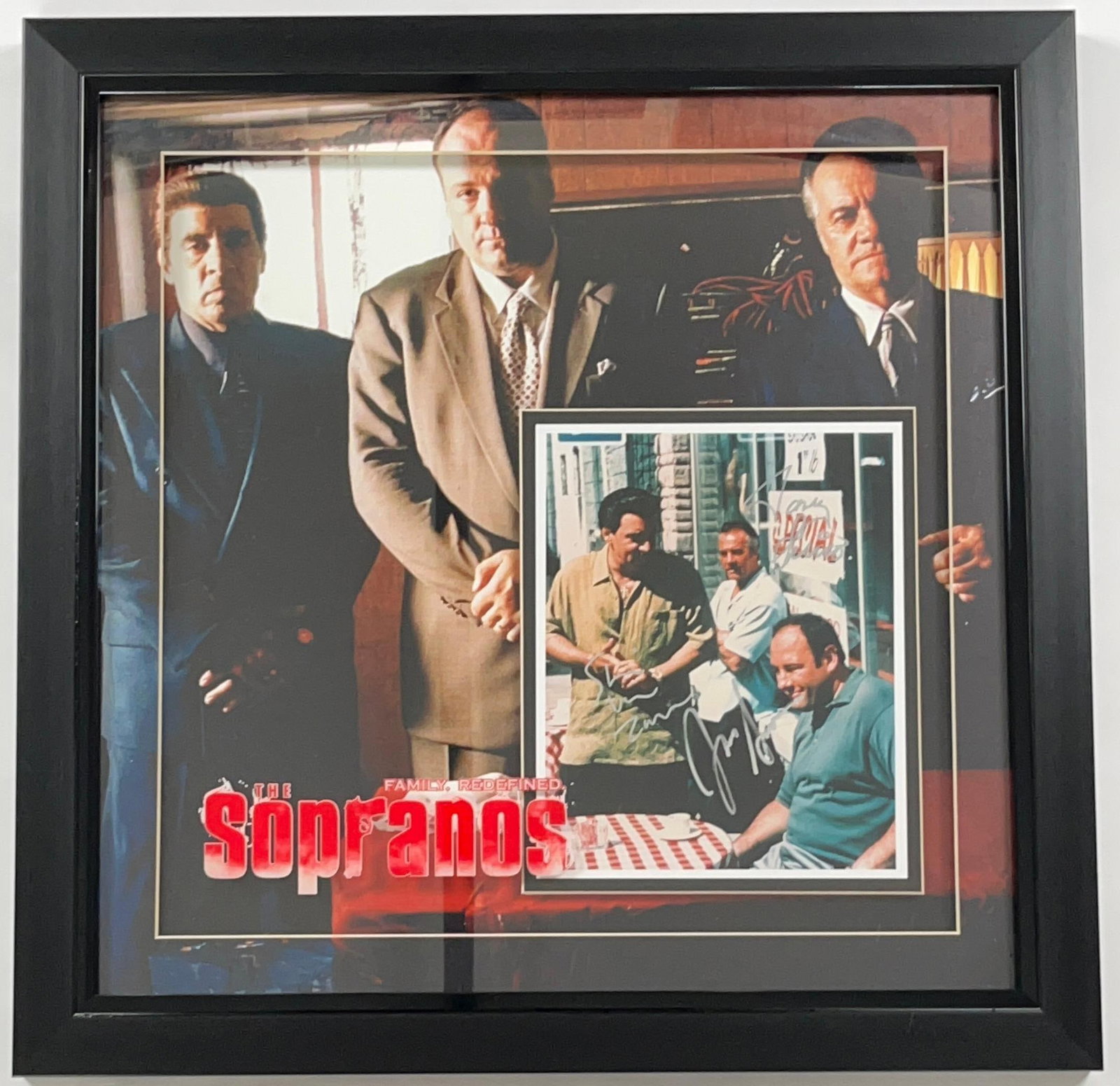 "Sopranos" Cast Signed Photo Framed (3 Sigs) (Third Party Guaranteed) (1 of 2)