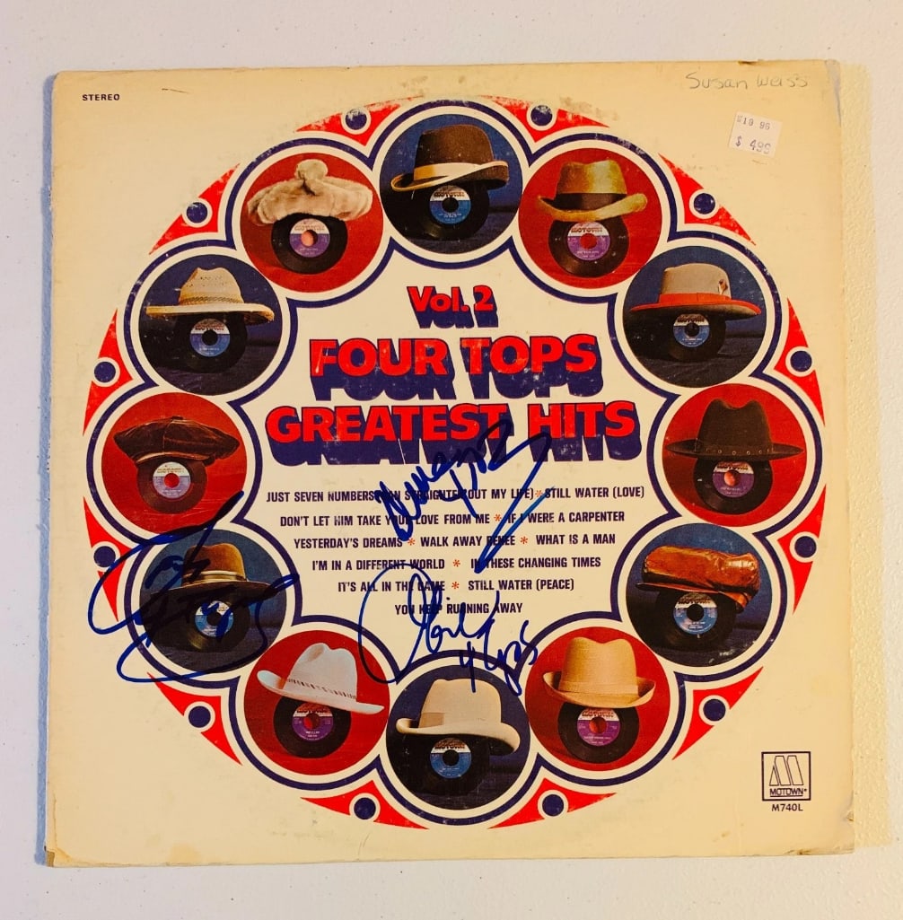 The Four Tops Signed "Four Tops Greatest Hits Vol.2" Album (3 Sigs) (Beckett) (1 of 2)