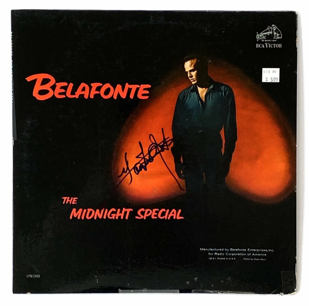 Harry Belafonte Signed "The Midnight Special" LP Album (JSA) (1 of 2)