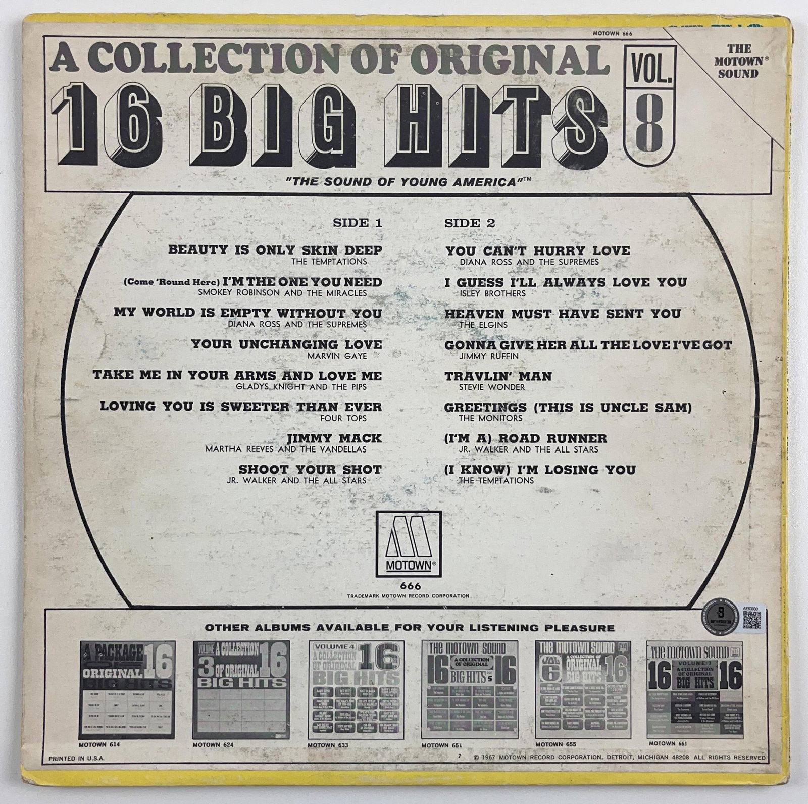 Supremes, Martha & The Vandellas, Holland-Dozier-Holland Signed "Motown Sound" Album (8 Sigs) (BAS) - 2