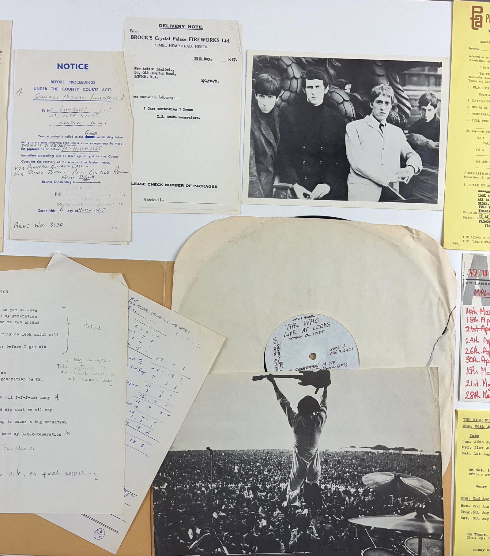 The Who: Townshend & Daltrey Signed "Live at Leeds" Album (2 Sigs) (Beckett Authentication) - 3