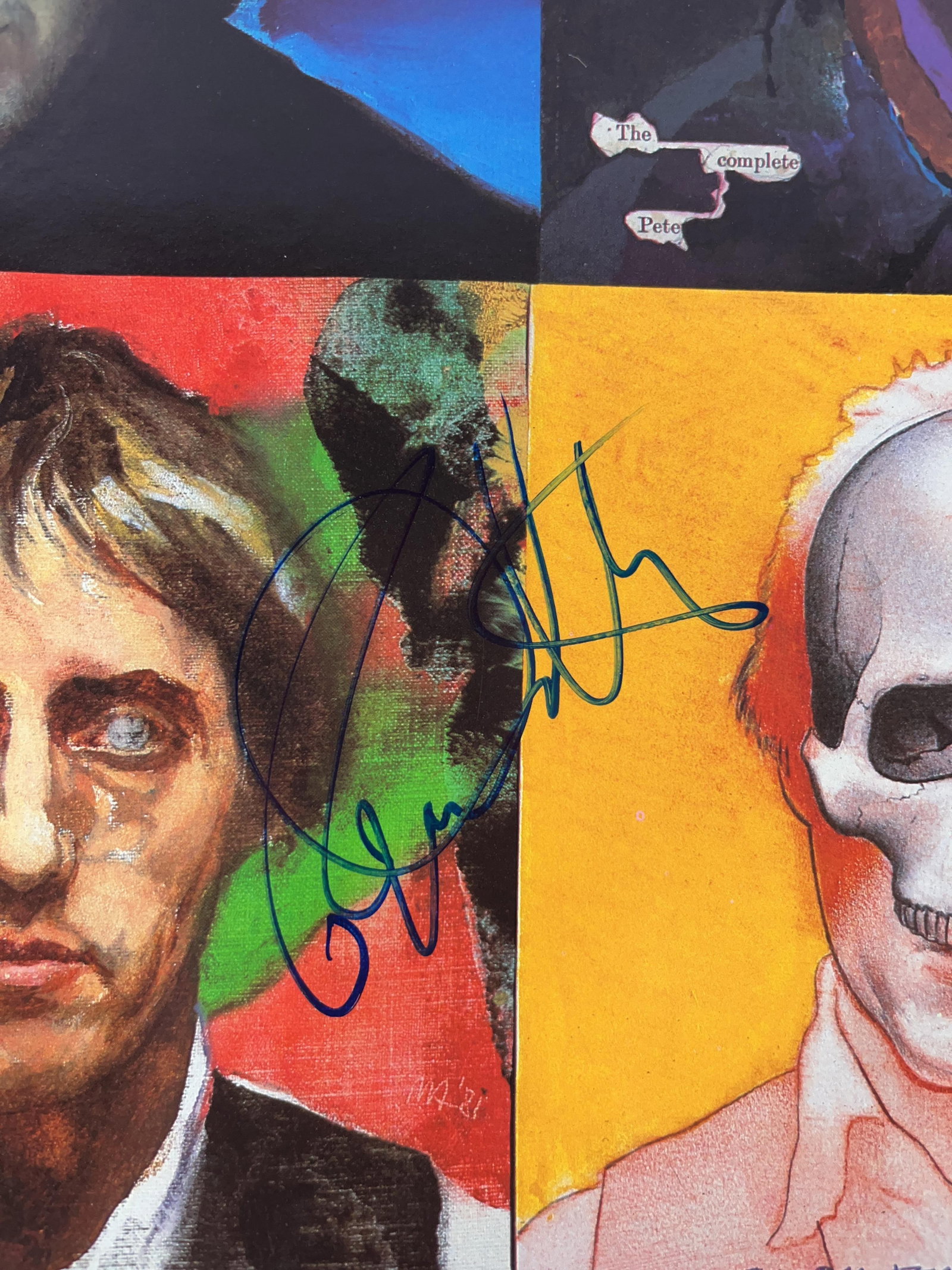 The Who "Faces Dances" Album w/ Group Signed Fold-Out Poster (4 Sigs) (Beckett) - 2