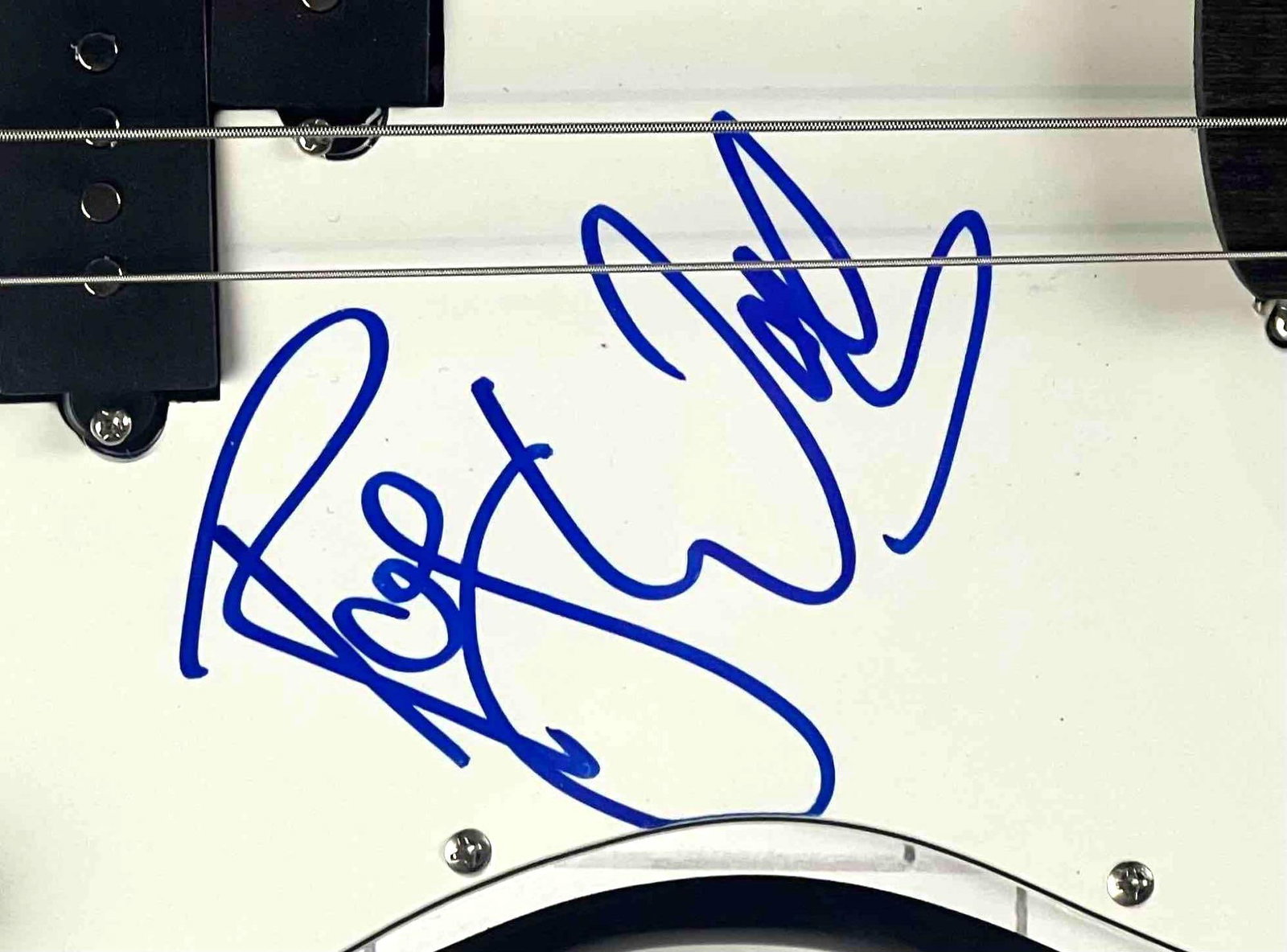 Pink Floyd: Roger Waters In-Person Signed Custom Bass Guitar w/ “The Wall” Album Artwork - 3