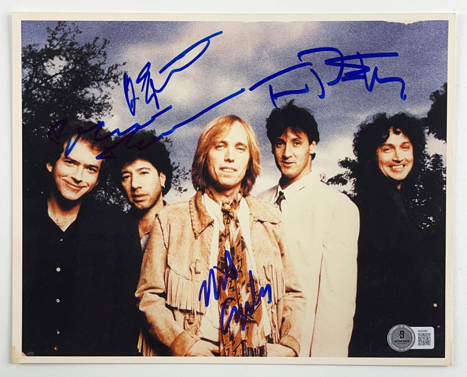 Tom Petty & the Heartbreakers Group Signed 8" x 10" Photo (4 Sigs) (Beckett Authentication) (1 of 5)