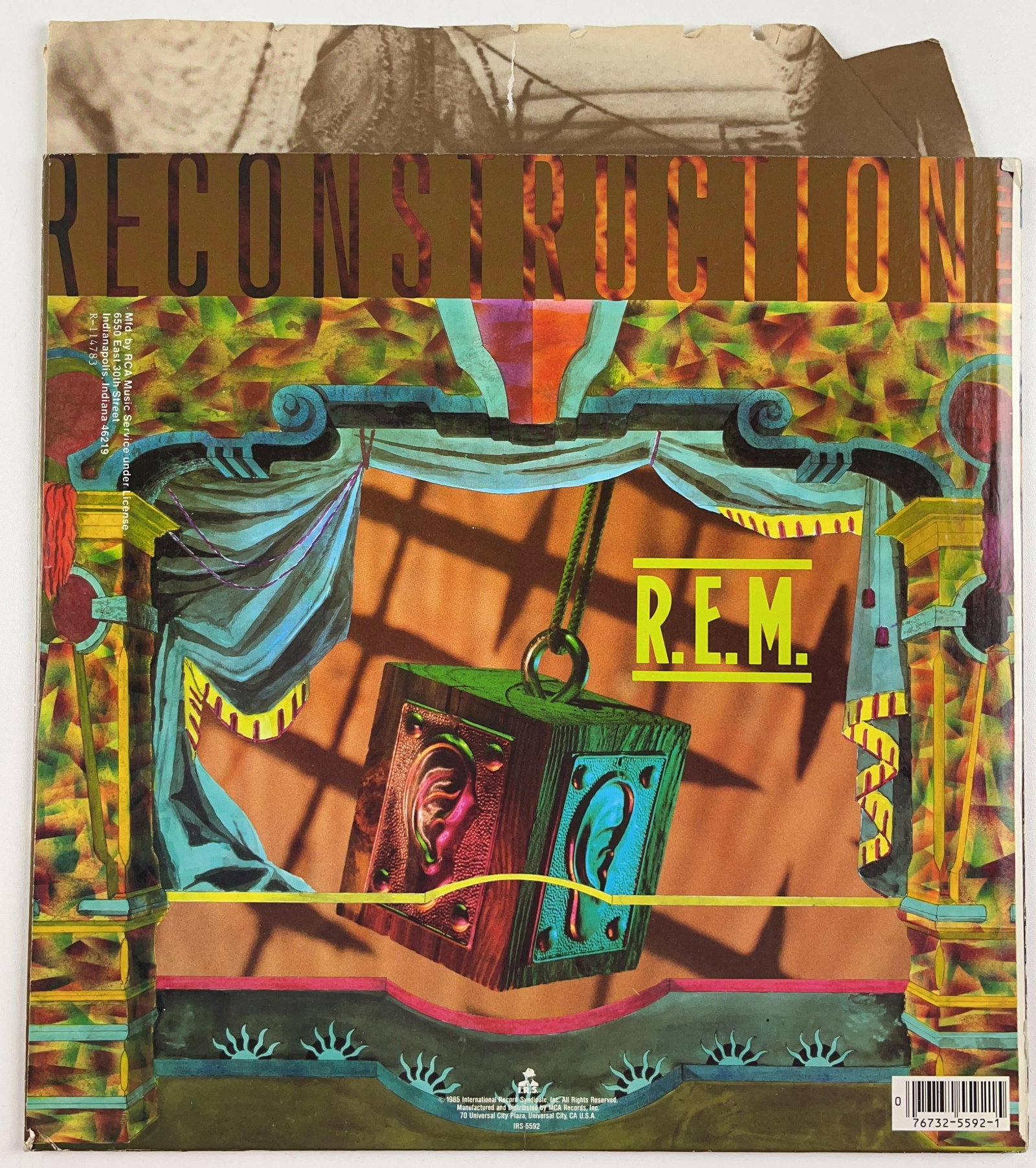 R.E.M: Michael Stipe Signed "Fables of Reconstruction" Album (Beckett/BAS Authentication) - 3