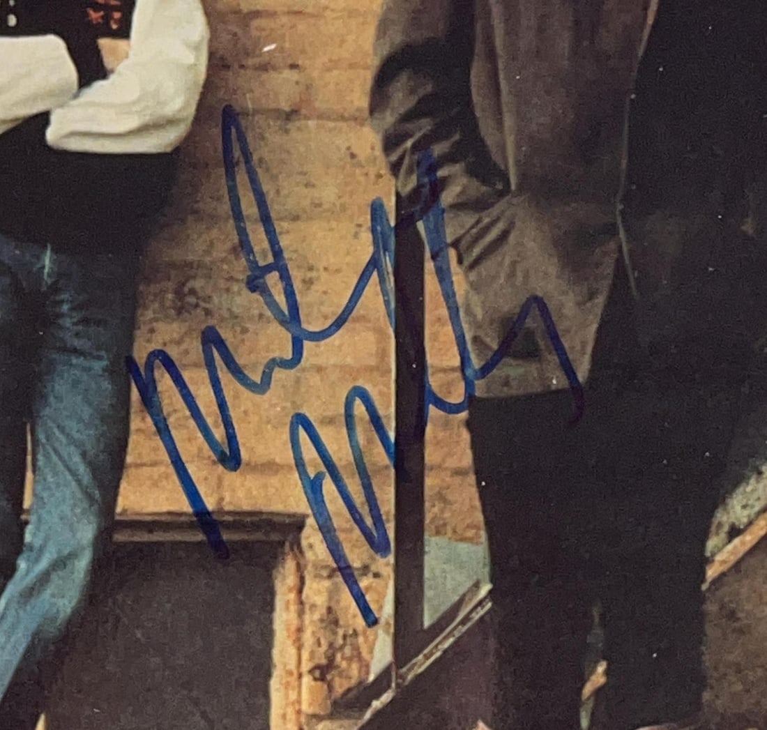 R.E.M. Group Signed 10" x 8" Photo (4 Sigs) (Beckett Authentication) - 4