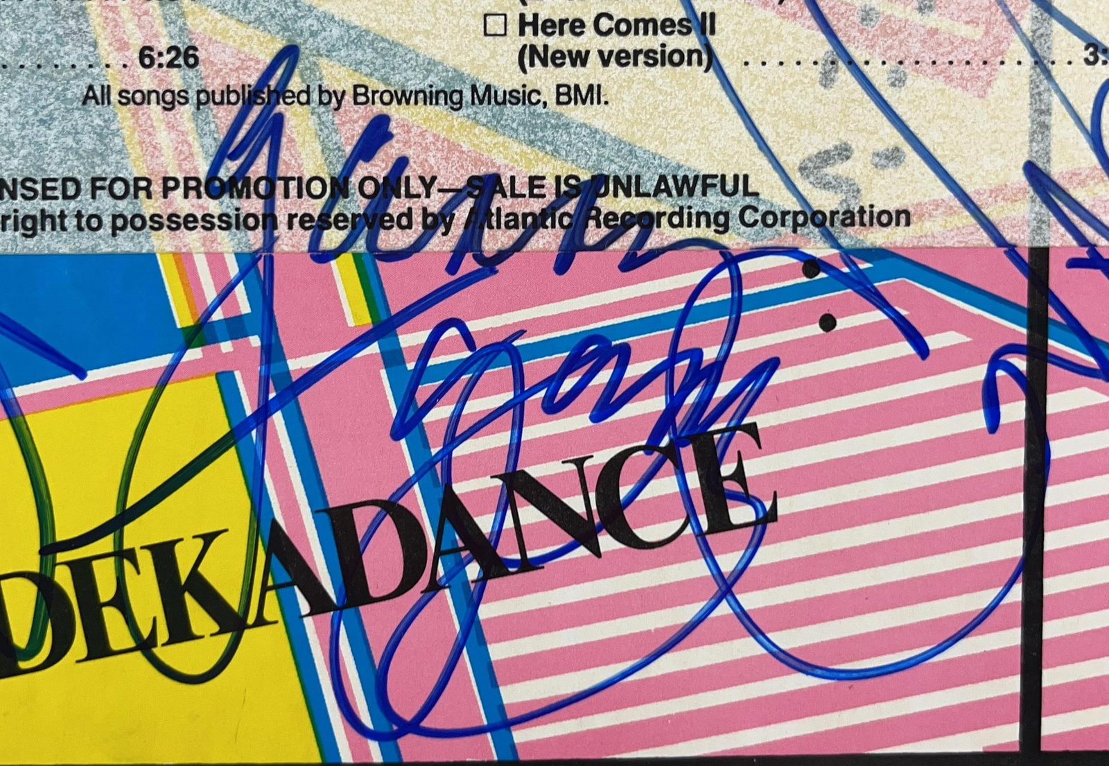 INXS Group Signed "Black and White" EP Album (6 Sigs) (Beckett Authentication) - 3