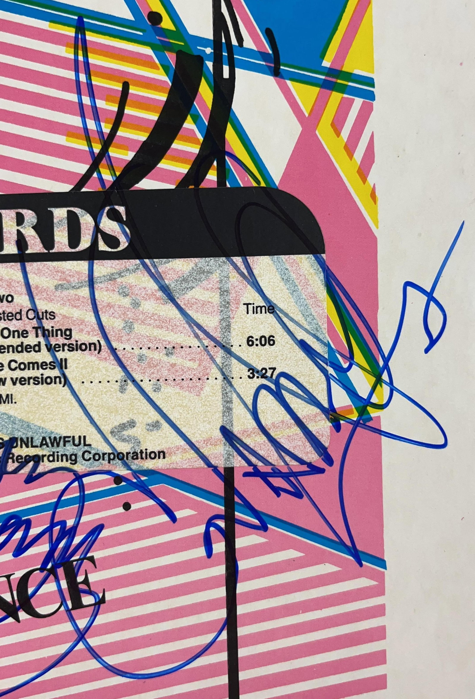 INXS Group Signed "Black and White" EP Album (6 Sigs) (Beckett Authentication) - 4