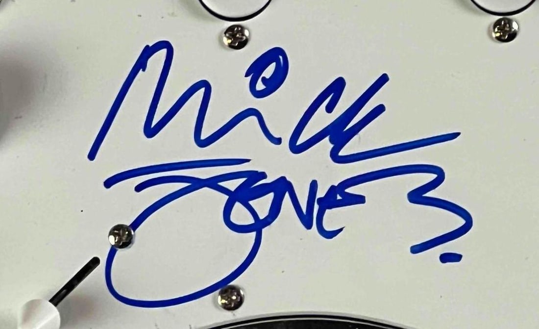 The Clash: Mick Jones Signed "London Calling" Themed Fender-Style Guitar (JSA) - 2