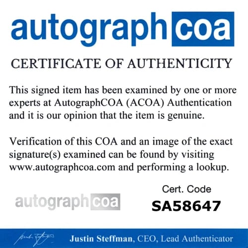 Eric Clapton Signed 14" x 11" Photo (ACOA Authentication) - 2