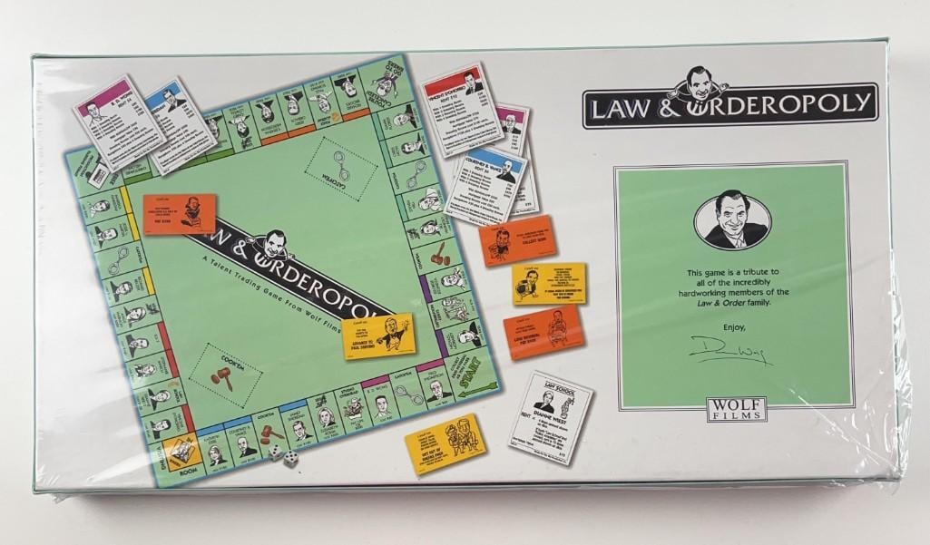 Law & Order: Dick Wolf Films Version Partially Sealed "Monopoly" Boardgame - 2