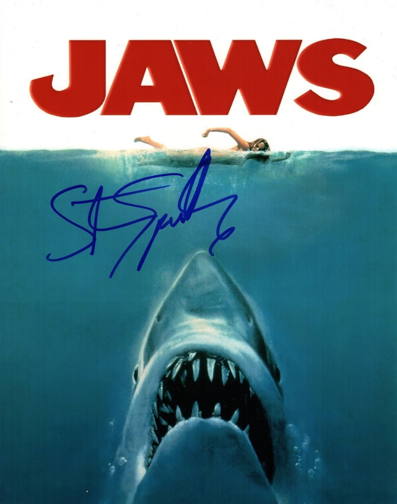 Jaws: Steven Spielberg Signed 14" x 11" Photo (ACOA Authentication) (1 of 2)