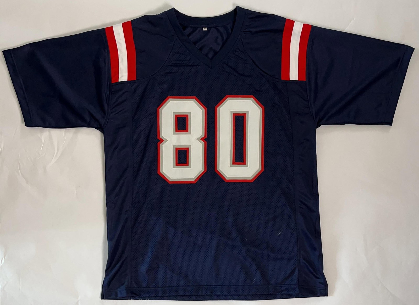 Gunner Olszewski Signed New England Patriots Jersey #80 (JSA Authentication) - 2
