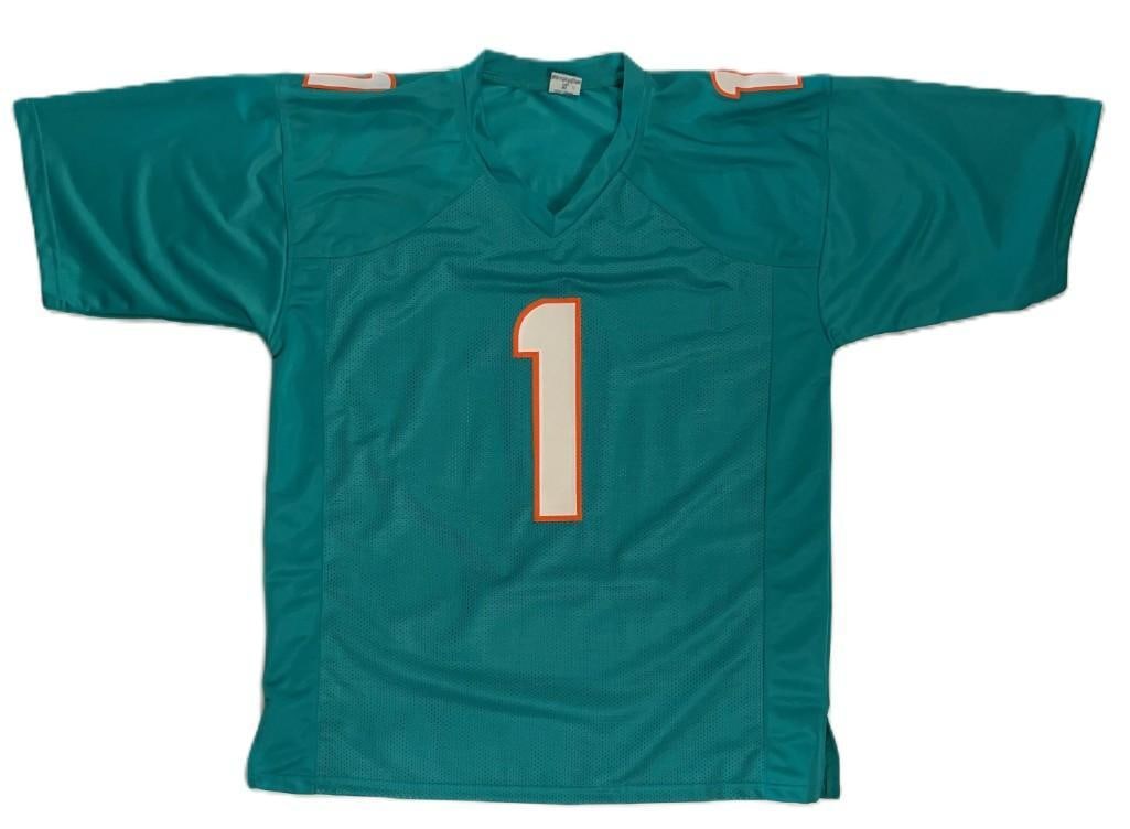 Tua Tagovailoa Signed Miami Dolphins #1 Jersey (JSA Authentication) - 3