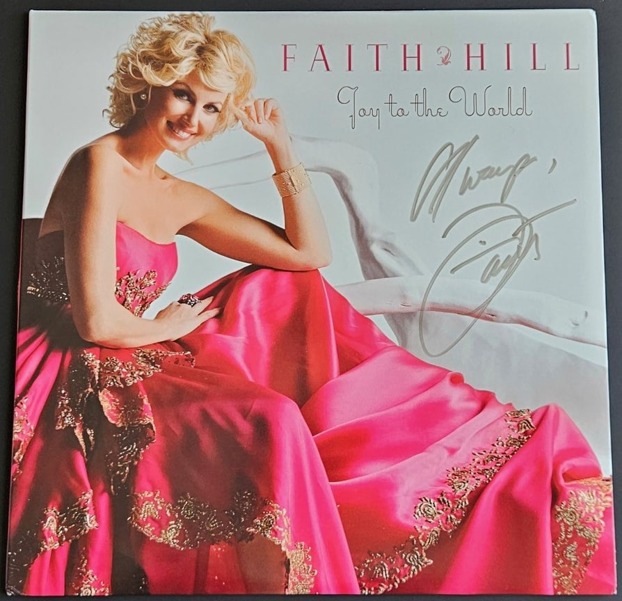 Faith Hill Signed "Joy to the World" Album (Third Party Guaranteed) (1 of 1)