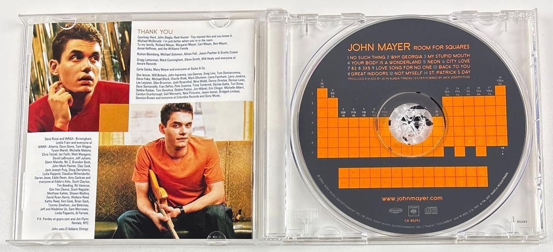 John Mayer Signed "Room for Squares" CD (Third Party Guaranteed) - 2