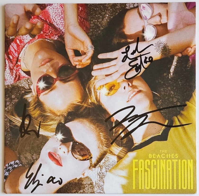 The Beaches Fully Group Signed "Fascination" 45 (4 Sigs) (Third Party Guaranteed) (1 of 1)