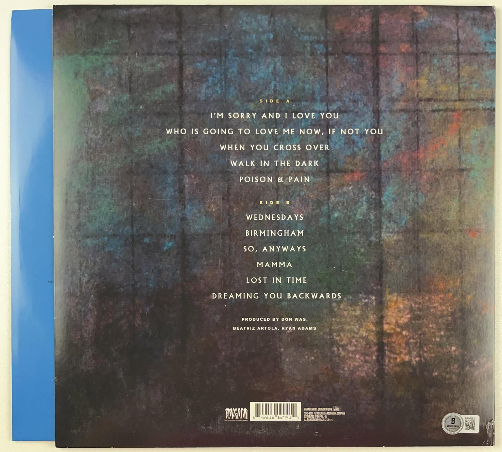 Ryan Adams Signed "Wednesdays" Album (Beckett Authentication) - 2