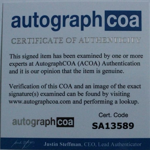 Mudhoney Group Signed 14" x 11" Promo Photo (4 Sigs) (ACOA Authentication) - 2
