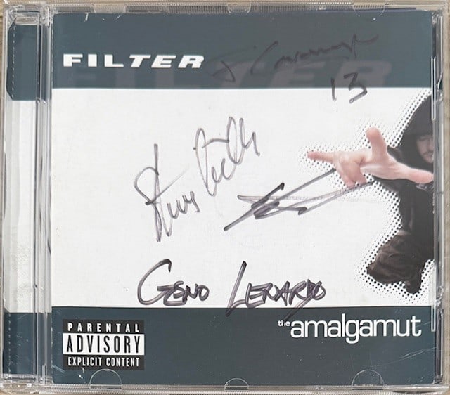 Filter Fully Signed "Amalgamut" CD (4 Sigs) (Third Party Guaranteed) - 3