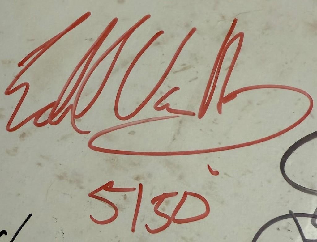 Van Halen Group Signed "Best of Both Worlds" Promo Radio EP Album Jacket (4 Sigs) (Epperson COA) - 5