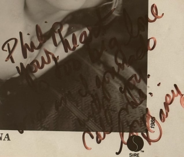 Madonna Vintage 1985 Signed 10" x 8" Sire Records Promo Photo (Beckett Encapsulated) - 3
