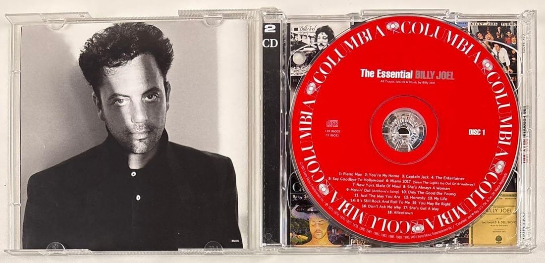 Billy Joel Signed "The Essential Billy Joel" CD (Third Party Guaranteed) - 2