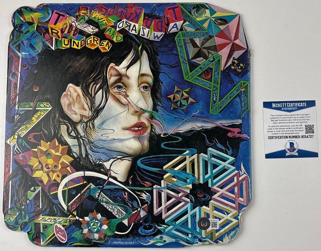 Todd Rundgren Signed "A Wizard, a True Star" Album (Beckett) - 2