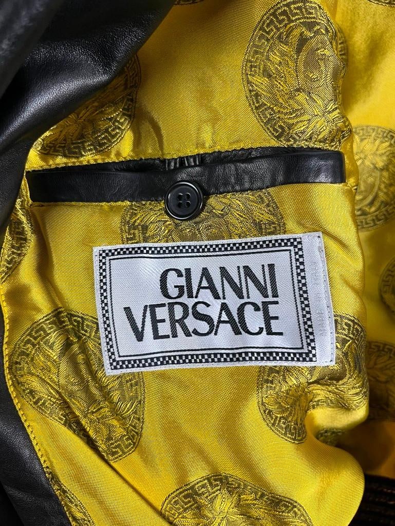 Elton John Personally-Owned & Worn Gianni Versace Leather Jacket & Pants Set - 4