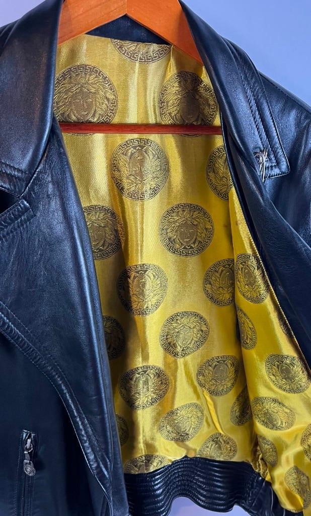 Elton John Personally-Owned & Worn Gianni Versace Leather Jacket & Pants Set - 7
