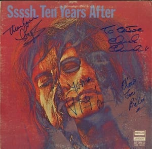 Ten Years After Group Signed "Ssssh" Album (4 Sigs) (ACOA Authentication) (1 of 2)
