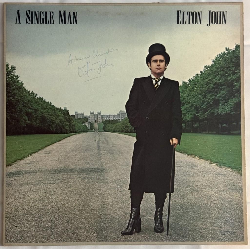 Elton John Vintage Signed "A Single Man" Album (Epperson COA) (1 of 4)