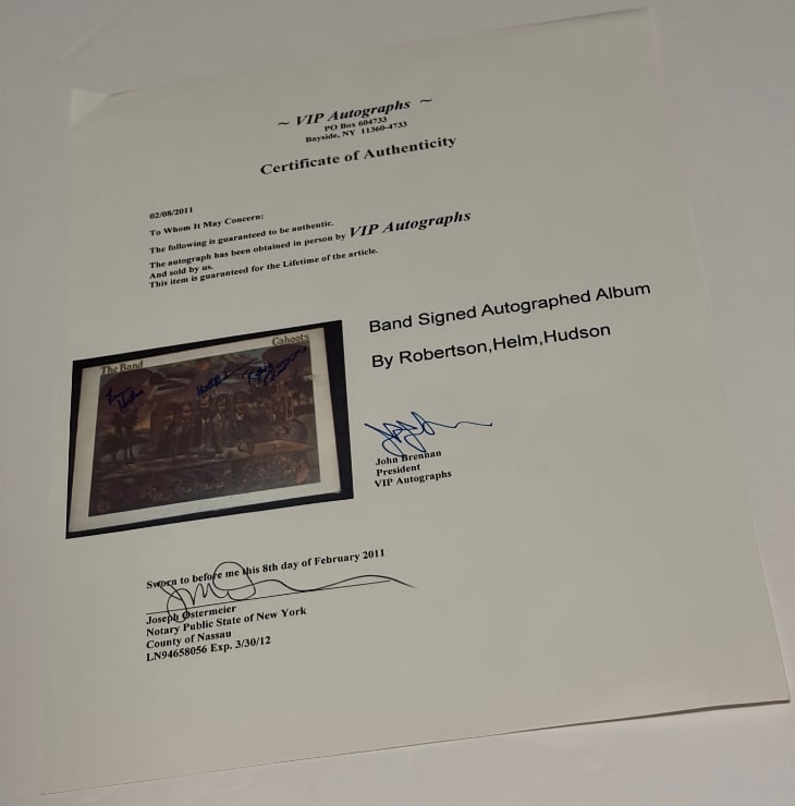 The Band Group Signed "Cahoots" LP Album (3 Sigs) (JSA Authentication) - 4