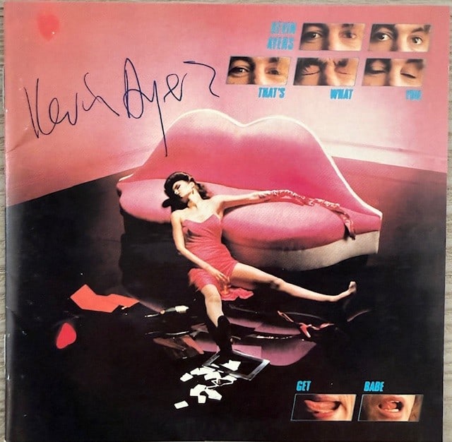 Kevin Ayers Signed "That's What You Get Babe" CD (Third Party Guaranteed): "That's What You Get Babe" CD signed on the cover in blue ballpoint pen by musician Kevin Ayers. Measuring approximately 5" x 5" and in fine condition. CD is included. Provenance Eaton & Brennan Aucti