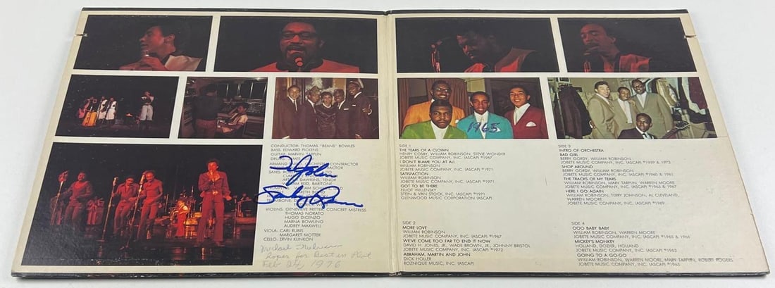 Smokey Robinson Signed "Smokey Robinson & the Miracles 1957-1972" Album (Beckett) - 2